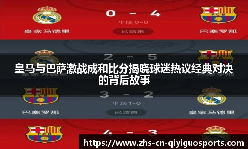 皇马与巴萨激战成和比分揭晓球迷热议经典对决的背后故事